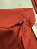 GOLD CREST CUSHION - RED - Brand New