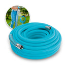 AQUA JOE AJPGH50-DWS 5/8 in 50 FT. HYBRID POLYMER FLEX KINK FREE HOSE - BLUE - Brand New