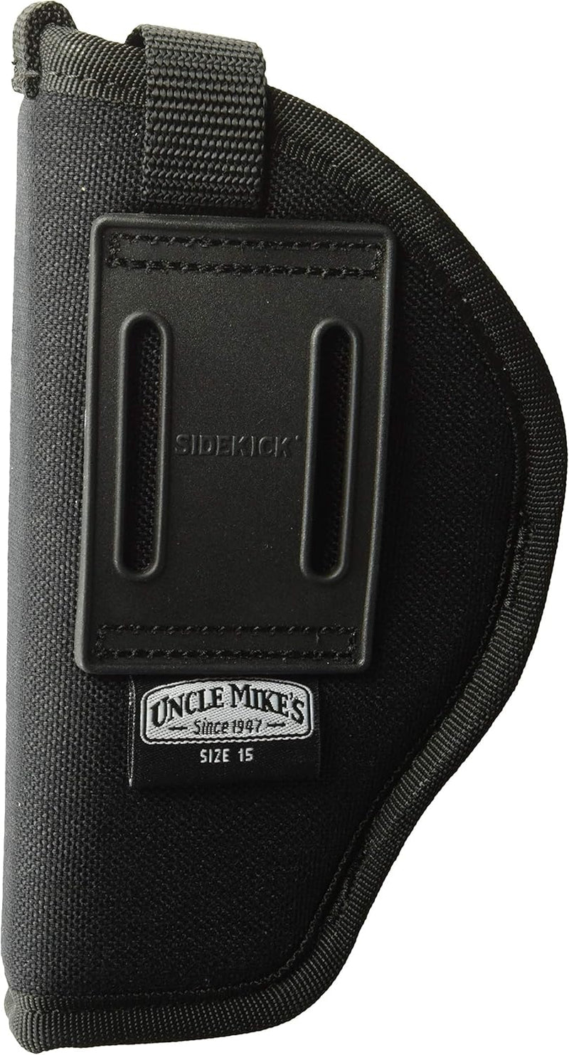 Uncle Mike's Black Kodra Nylon Sidekick Hip Holster Sz 1 Right-Hand, 81011-Black Like New