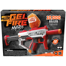 HASBRO INC. NERF PRO GELFIRE MYTHIC FULL AUTO BLASTER 10000 ROUNDS - RED/GRAY - Like New