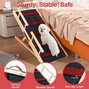 Mugiden Adjustable Dog Ramp for Bed Wooden Folding Portable Pet Ramp - Brand New