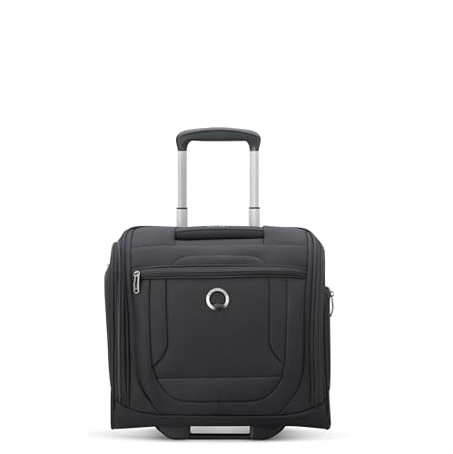 DELSY PARIS HELIUM DLX SOFTSIDE LUGGAGE UNDER-SEATER 16 INCH - BLACK - Brand New