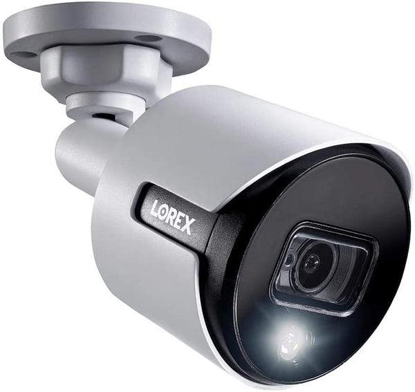 Lorex 5MP Super HD Active Deterrence Camera C581DA - WHITE Like New