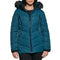 GUESS WOMENS COLD WEATHER HOODED PUFFER COAT - SIZE WOMEN S - TEAL - Brand New