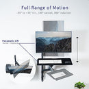 VIVO Black Clamp-on Monitor & Keyboard Tray Desk Mount, STAND-SIT1BW - Brand New