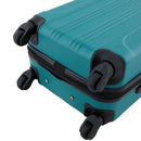 Travelers Club Chicago Hardside Expandable Spinner Luggage Teal 22" Carry-On - Brand New