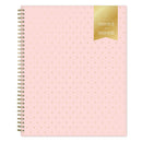 BLUE SKY 2025-2026 DAY DESIGNER ACADEMIC PLANNING CALENDAR - SWISS DOT BLUSH - Like New