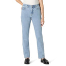 AMAZON ESSENTIALS WOMEN'S MEDIUM STRETCH - SIZE: 12 - ICED BLUE LIGHT WASH - Brand New