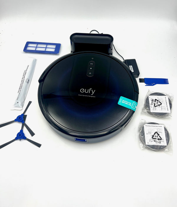 Eufy by Anker, RoboVac G30 Edge Robot Vacuum Dynamic Navigation 2.0 - BLACK/BLUE Like New