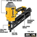 DEWALT 20V MAX XR Framing Nailer Dual Speed Tool Only DCN692B - Yellow Like New