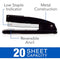 SWINGLINE COMMERCIAL DESK STAPLER 20 SHEETS CAPACITY S7044401 - BLACK - Like New