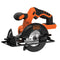 BLACK+DECKER 20V 5-1/2-IN CORDLESS CIRCULAR SAW (TOOL ONLY), BDCCS20B - ORANGE - Like New