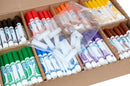 Crayola Broad Line Washable Markers - 200ct (8 Colors), Kids Bulk Classroom - Like New