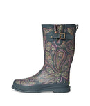 Western Chief Printed Tall Rain Boot Organic Paisley 11 M - Brand New