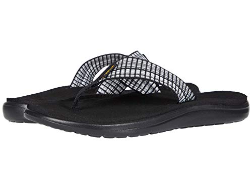 TEVA WOMEN'S VOYA FLIP FLOP SIZE: WOMEN 9 BAR STREET WHITE MULTI - Like New