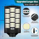 TOWPONICS SOLAR STREET LIGHTS OUTDOOR WATERPROOF 9800W REPLACEMENT - BLACK - Like New