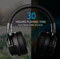 COWIN E7-PRO ACTIVE NOISE CANCELLING BLUETOOTH HEADPHONES BLACK Like New