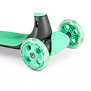 YVOLUTION Y GLIDER KIWI 3 WHEEL KICK SCOOTER WITH LIGHT-UP WHEELS - TEAL - Like New