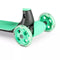 YVOLUTION Y GLIDER KIWI 3 WHEEL KICK SCOOTER WITH LIGHT-UP WHEELS - TEAL - Like New