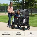 RADIO FLYER VOYA XT STROLLER WAGON, 2 SEATER WAGON STROLLER FOR KIDS - GRAY - Like New