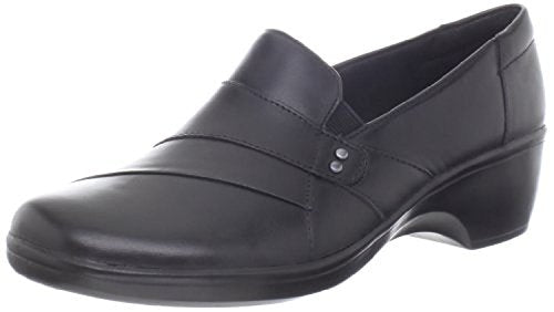 26062909 CLARKS WOMEN'S MAY MARIGOLD SLIP-ON LOAFER SIZE: WOMEN 8.5 BLACK - Like New