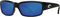 Costa Del Mar Caballito Rectangle Blue Mirror Black Frame Sunglasses Men 6S9025 Like New