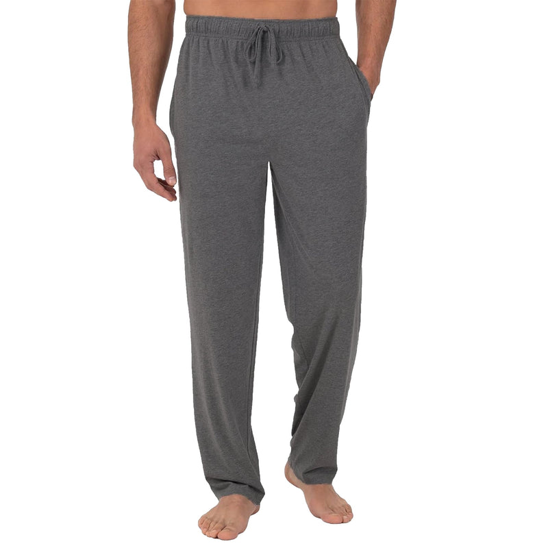 BLUE ICE MEN CLASSIC LOUNGE MALE PANTS - SIZE: MEN L - CHARCOAL - Brand New