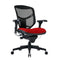 WORKPRO QUANTUM 9000 SERIES ERGONOMIC MESH MID-BACK CHAIR BLACK/CHERRY - Like New
