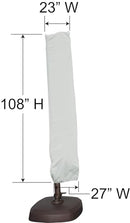 TREASURE GARDEN CANTILEVER UMBRELLA COVER FITS MODELS: FCP920 - LIGHT GRAY - Like New