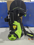 ELECTRIC PRESSURE WASHER, 3800PSI MAX 2.6GPM SMART HIGH PRESSURE - GREEN - Like New