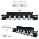 EVER ADVANCED 6 Seats Folding Soccer Team Bench with Carry Bag, Portable Soccer - Like New