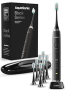 Aquasonic Black Series Ultra Whitening Toothbrush - SCTB - BLACK - Brand New