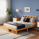 AVENCO SOLID WOOD PLATFORM BED FRAME HEADBOARD QUEEN SIZE - - Scratch & Dent