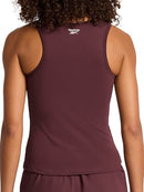 REEBOK WOMEN'S MASTERMIND MEDIUM IMPACT BRA TANK, SIZE WOMEN L - FUDGE - Brand New