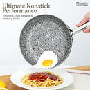 MICHELANGELO 10" & 12" Stone Frying Pan Set 100% APEO & PFOA-Free B09KLK2HTT - Like New