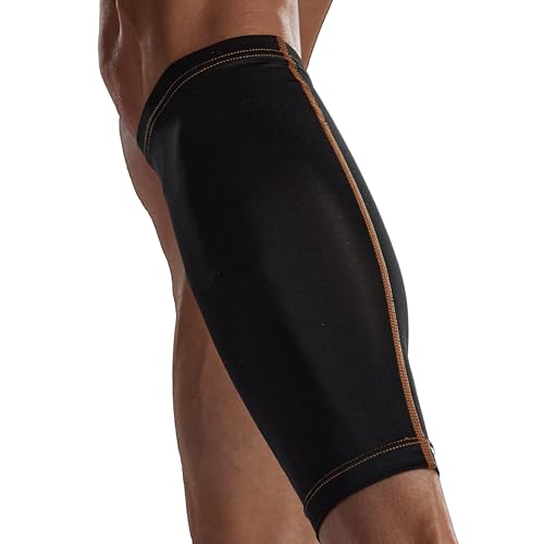 01-63587T Tommie Copper Calf Compression Sleeve 4D Stretch S/M, Black - Like New