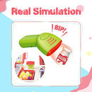 REDCRAB FOLDABLE CASH REGISTER TOY KIDS TODDLER GROCERY STORE TOY SCANNER - RED - Like New