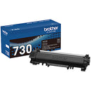 BROTHER® GENUINE TN730 BLACK TONER CARTRIDGE, STANDARD YIELD, SINGLE PACK - Like New