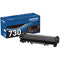 BROTHER® GENUINE TN730 BLACK TONER CARTRIDGE, STANDARD YIELD, SINGLE PACK - Like New