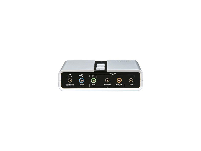 StarTech.com ICUSBAUDIO7D 7.1 Channels 16-bit 48KHz USB Interface Audio Adapter