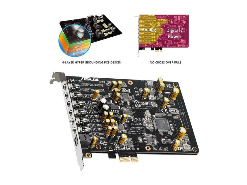 Asus XONAR AE PCIE SOUNDCARD, 90YA00P0-M0UA00