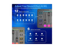 FIFINE SC3 Gaming Audio Mixer with XLR Cable Bundle, Streaming RGB PC Mixer with