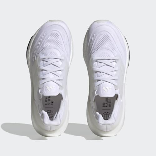 GY9352 Adidas Women's Ultraboost Light Running Shoes SIZE 9 - WHITE/WHITE/WHITE - Like New