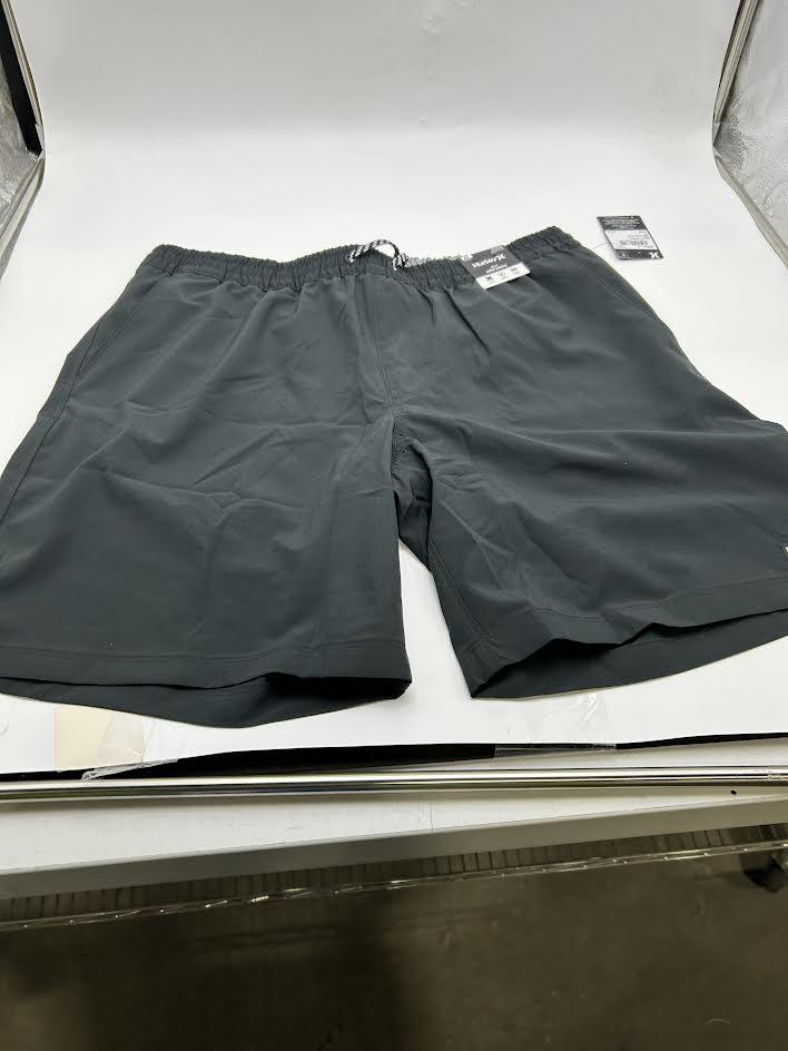 HURLEY SOLID VOLLEY SWIM SHORT - SIZE: MEN XL - BLACK - Brand New