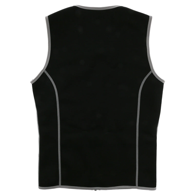 SAUNAFX MEN'S SLIMMING NEOPRENE SAUNA VEST MICROBAN ANTIMICROBIAL SIZE L - BLACK - Like New