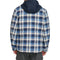 LEVI'S MEN'S PLAID SHERPA LINED HOODED SHIRT JACKET - SIZE: MEN XXL - NAVY/BLUE - Brand New