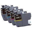 BROTHER GENUINE LC4014PKS STANDARD YIELD 4-PACK INK CARTRIDGES - LOT-LC401-NEW - Brand New