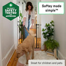 Ingenuity Decorative Extra Tall Baby Gate & Dog Gate 28.5"-48" x 36" - Bronze - Brand New