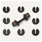 AMAZON BASICS ADJUSTABLE DUMBBELL, 25 LB - BLACK - Like New