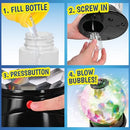 Maxx Bubbles Bubble Light Show – Large Bubble Machine with Spinning Disco Lights - Like New